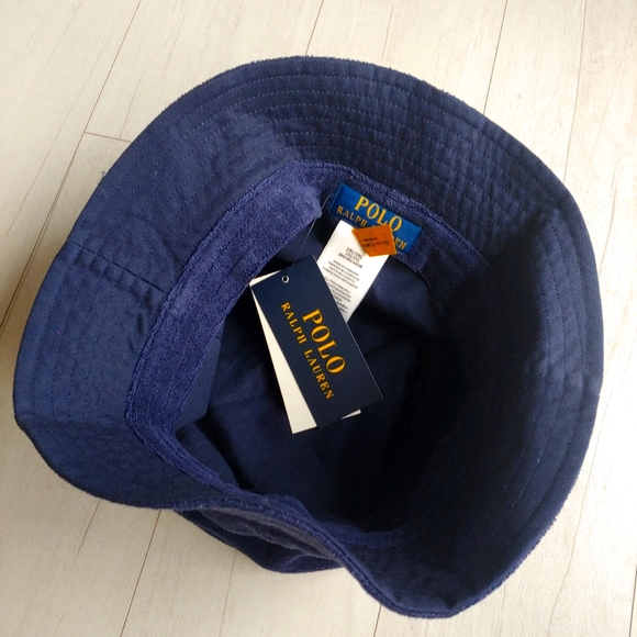 POLO Ralph Lauren NEW Terry Cloth Bucket Hat - Picture 5 of 7